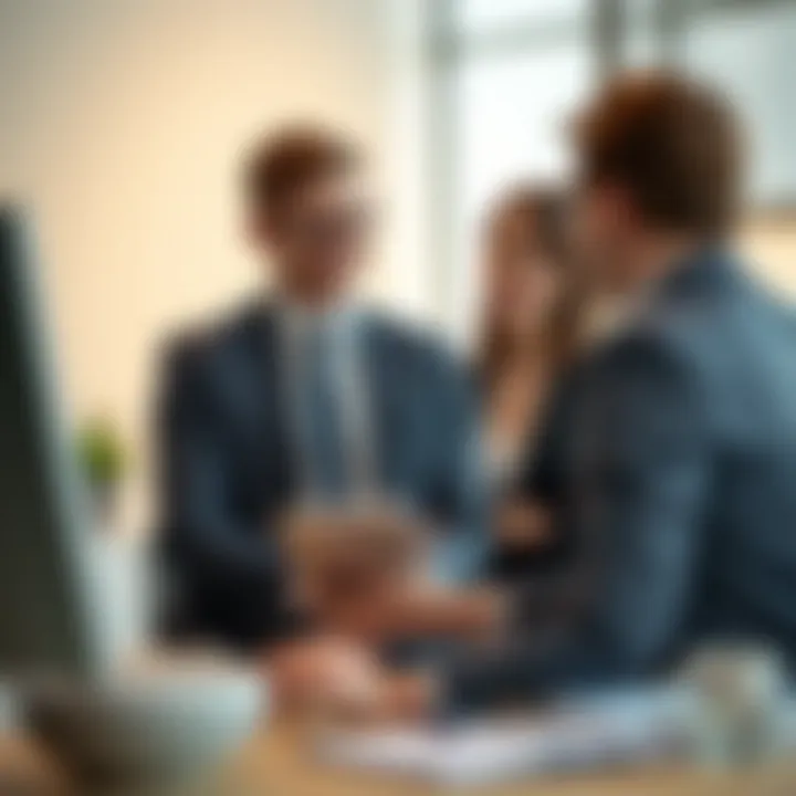 A visual representation of client interactions enhancing business relationships.