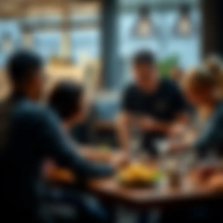 Dynamic Restaurant Collaboration Team collaboration in action