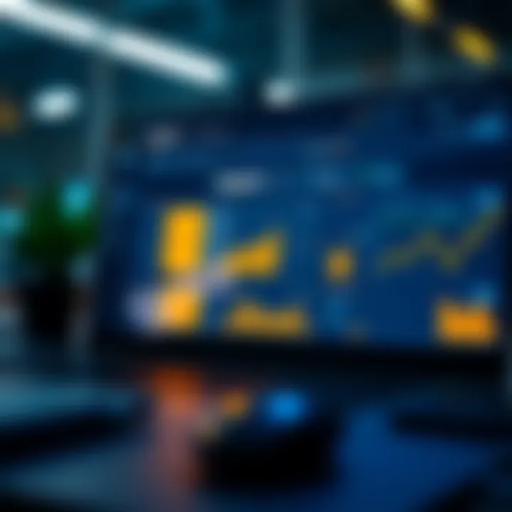 Visual representation of Amazon's marketing tools and analytics dashboard