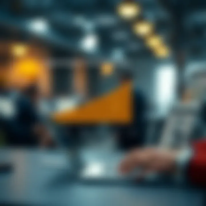 Graph showcasing technology's impact on customer interactions