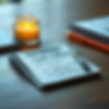Strategic Cold Calling Notes A notepad with strategic notes for cold calling