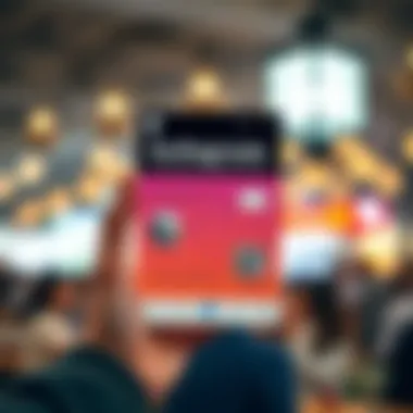 An infographic highlighting Instagram's role in visual storytelling