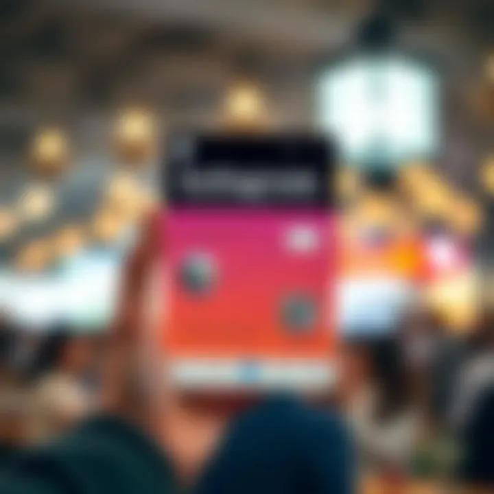 An infographic highlighting Instagram's role in visual storytelling
