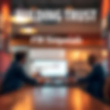 Building Trust Through Testimonials Graphical representation of trust-building through customer testimonials