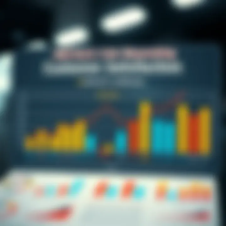 Chart depicting customer satisfaction metrics