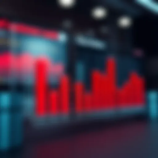 Graph illustrating customer retention metrics