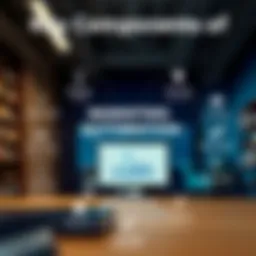 An infographic illustrating the key components of marketing automation
