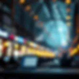 Visual representation of marketing automation features