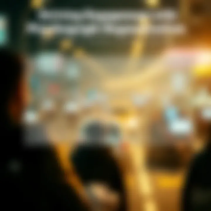 Infographic showcasing audience engagement techniques