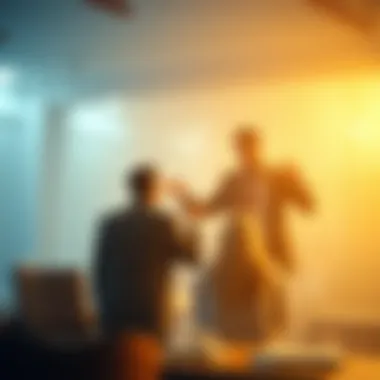 Illustration of a sales rehash script in action