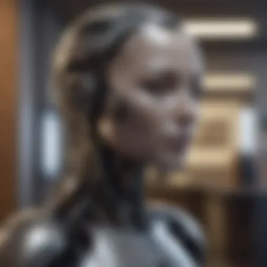 AI Algorithms Enhancing Customer Interactions Visual representation of AI algorithms improving customer interactions