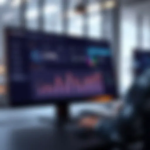 Illustration of a user-friendly CRM interface showcasing dashboard features