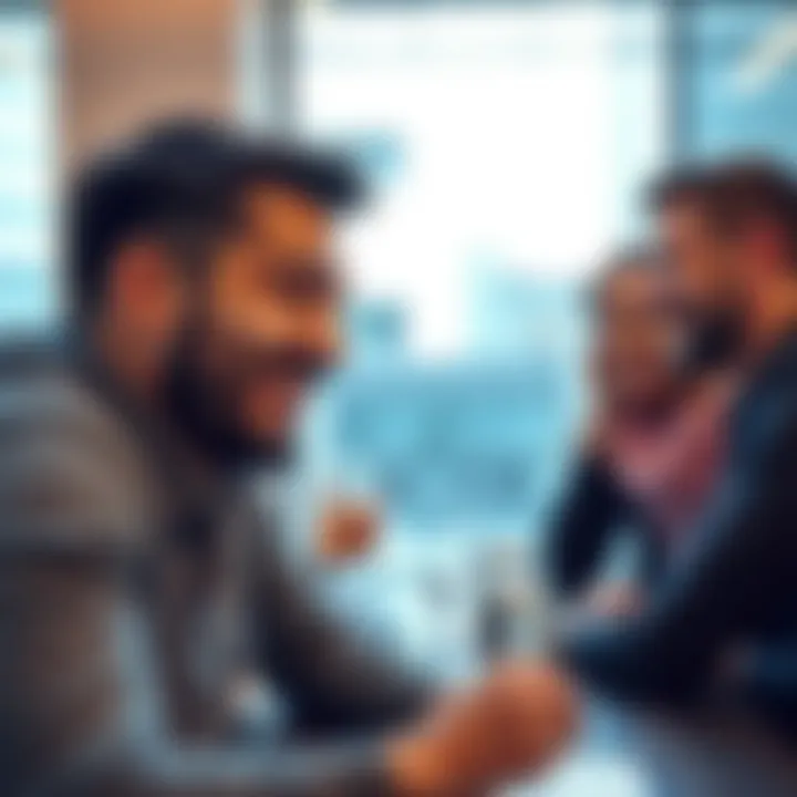 Team members enjoying a unique bonding experience