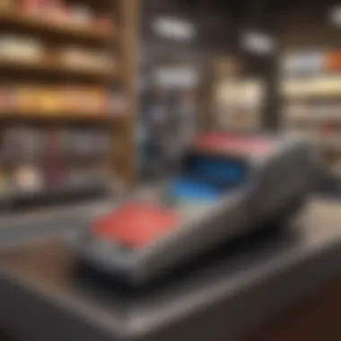 Enhancing Retail Experience with Gift Card Technology Innovative gift card machine in a retail setting