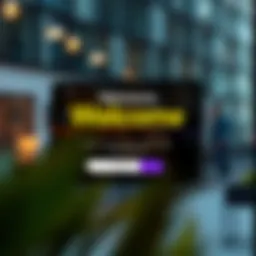 Visual representation of a welcoming email design